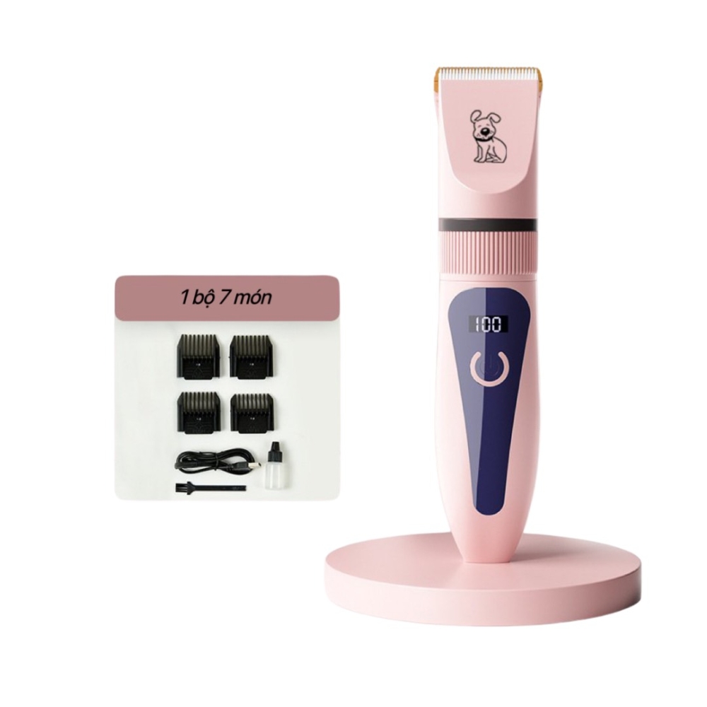 Tông đơ cạo lông sạc pin tiện dụng cho thú cưng 