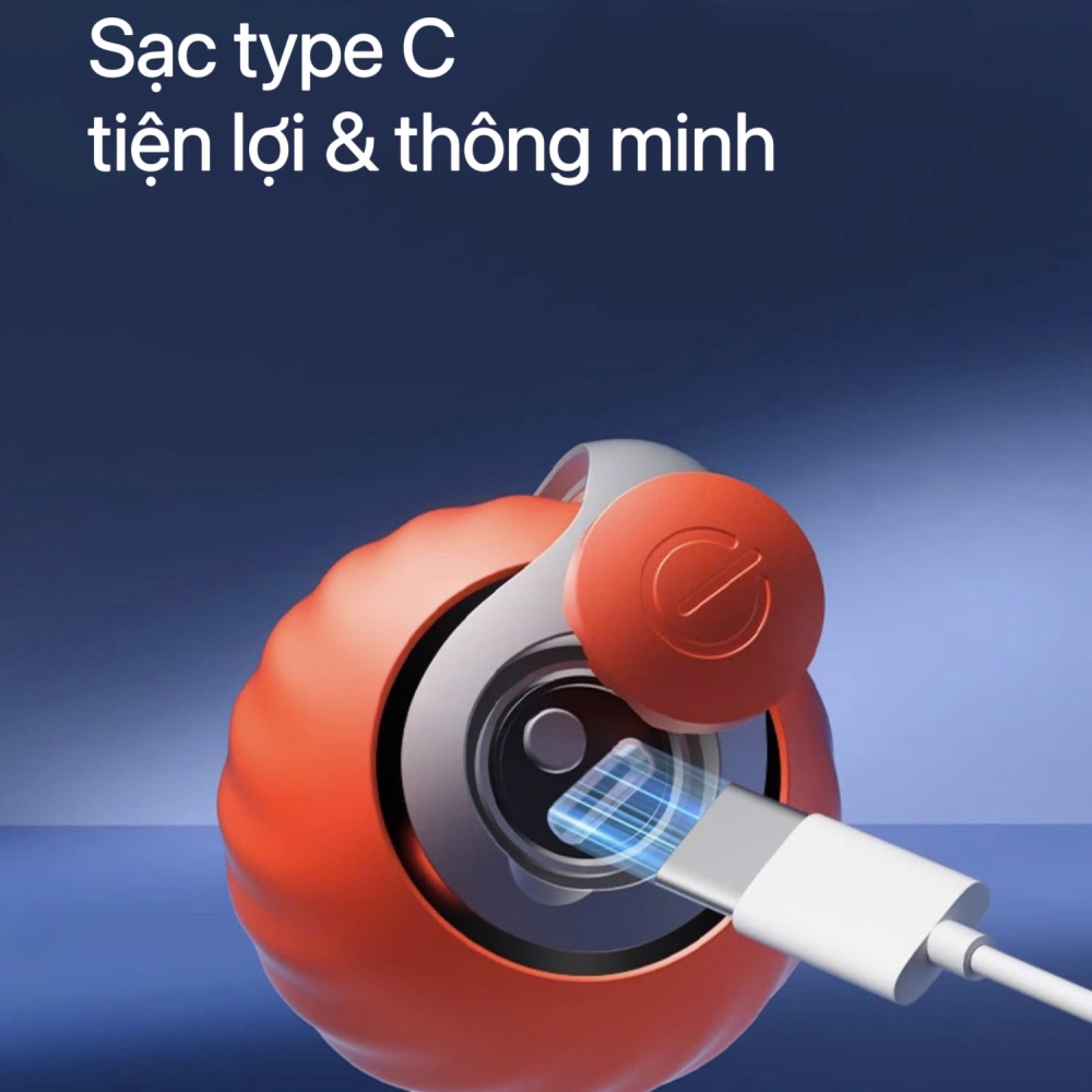 Bóng đồ chơi cho mèo lăn tự động có USB kèm đuôi màu sắc