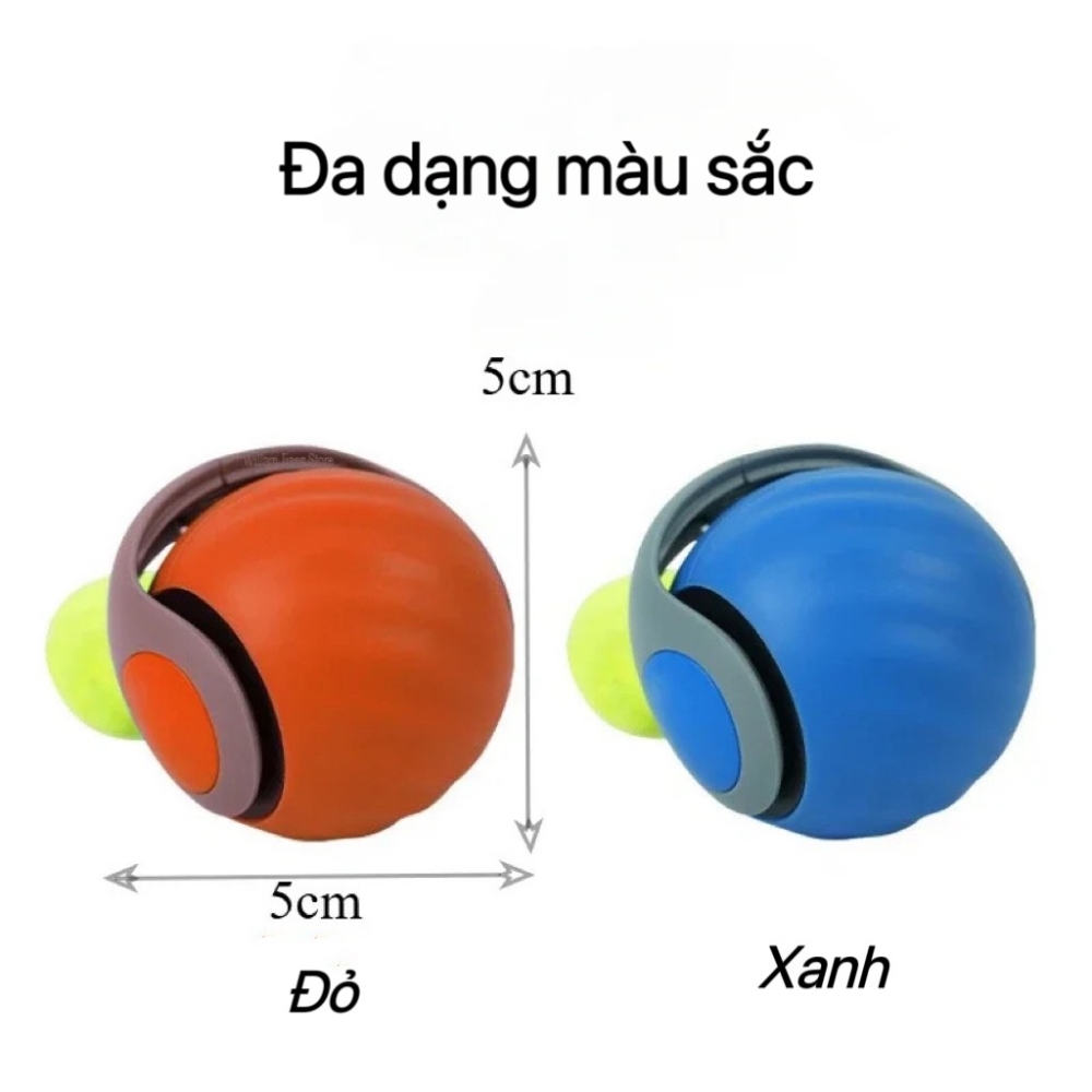 Bóng đồ chơi cho mèo lăn tự động có USB kèm đuôi màu sắc